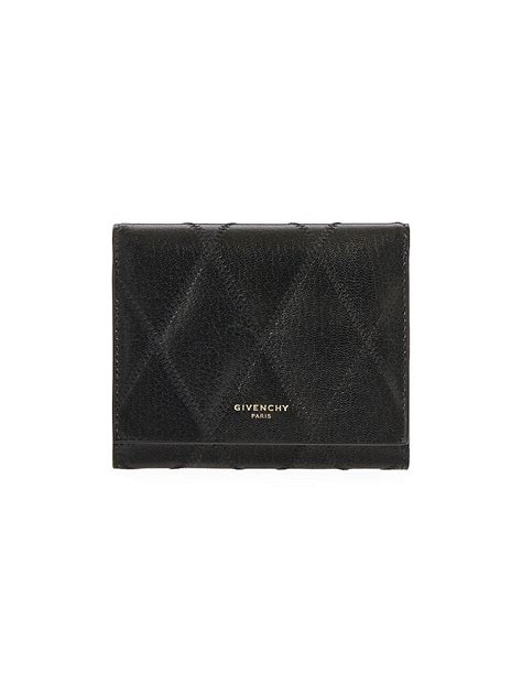 givenchy gv3 quilted leather wallet|Givenchy GV3 Quilted Leather Tri.